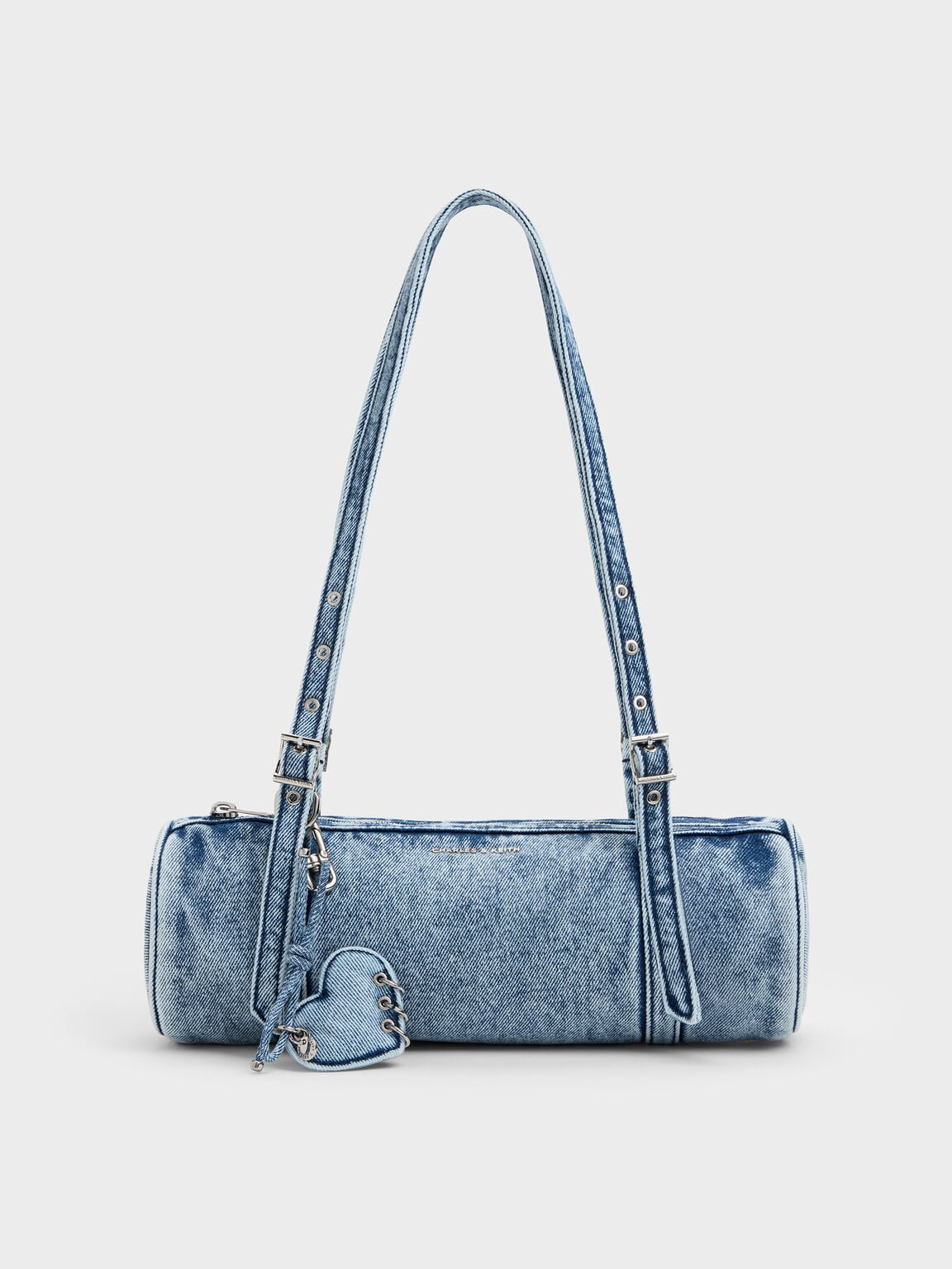 Rey Denim Elongated Shoulder Bag